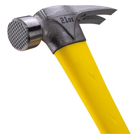 Estwing Sure Strike Straight Claw Framing Hammer with Fibreglass Handle, 22oz/567g