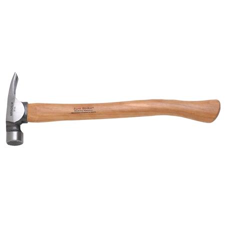 Estwing Sure Strike Milled Face Curved Claw Framing Hammer, 25oz/708g