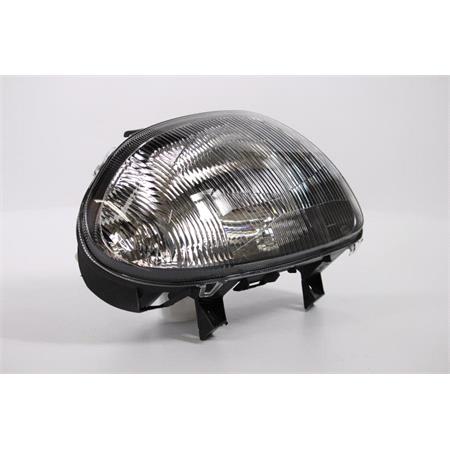 Right Headlamp (Single Reflector, H4 Bulb) for Renault CLIO Mk II 1998 2000