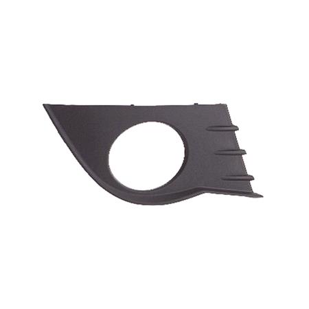 Renault Clio 2005 2009 RH (Drivers Side) Bumper Front Bumper Grille, With Fog Lamp Hole