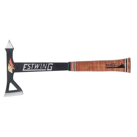 Estwing Black Eagle Tomahawk Axe with Leather Grip, 16"