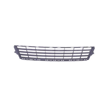 Renault Clio 2009 2012 Front Bumper Grille, Lower, Outer Section, Matte Dark Grey, TUV Approved