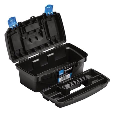 Draper 24194 Plastic Toolbox with Tote Tray, 13"