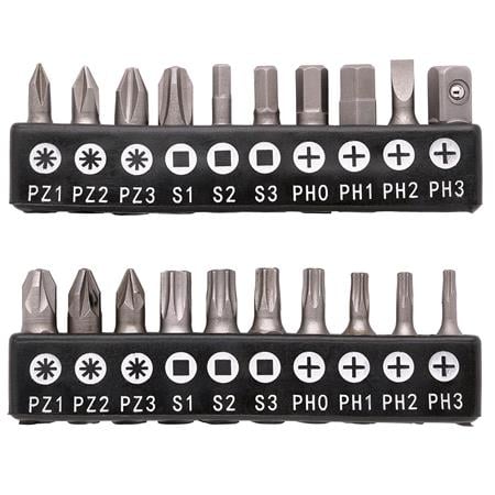 Draper 24223 HI TORQ Metric Socket and Bit Set, 1/4" Sq. Dr. (40 Piece)