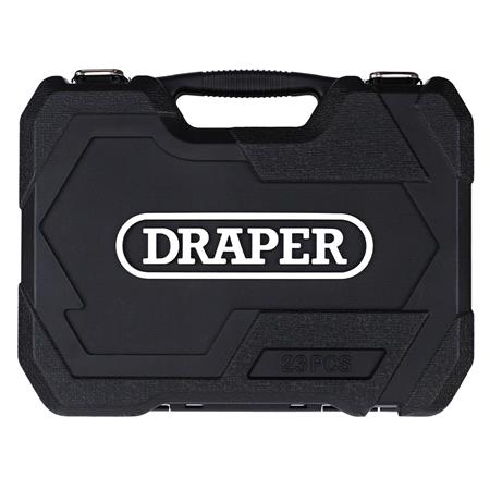 Draper 24229 HI TORQ Metric Socket Set, 1/2" Sq.. Dr. (23 Piece)