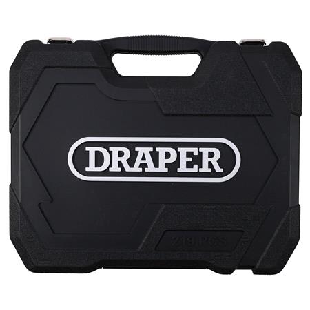 Draper 24232 HI TORQ Metric Socket and Bit Set, 1/4", 3/8" and 1/2" Sq. Dr. (219 Piece)