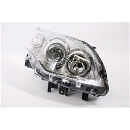 Right Headlamp (Halogen, Takes H7 / H7 Bulbs, Supplied Without Motor, Original Equipment) for Renault LAGUNA III 2007 on