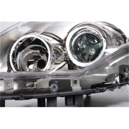 Left Headlamp (Halogen, Takes H7 / H7 Bulbs, Supplied Without Motor, Original Equipment) for Renault LAGUNA Coupe 2007 on