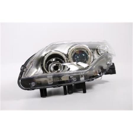 Left Headlamp (Halogen, Takes H7 / H7 Bulbs, Supplied Without Motor, Original Equipment) for Renault LAGUNA Coupe 2007 on
