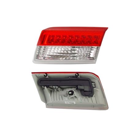 Right Rear Lamp (Inner, On Boot Lid, Hatchback, Supplied With Bulbholder, Original Equipment) for Renault LAGUNA III 2007 on