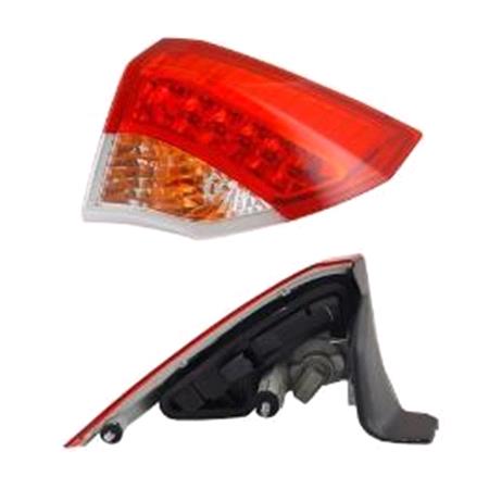 Right Rear Lamp (Outer, On Quarter Panel, Hatchback, Supplied With Bulbholder, Original Equipment) for Renault LAGUNA III 2007 on