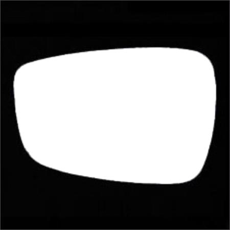 Left Stick On Wing Mirror Glass for Hyundai i30 Coupe 2013 2016