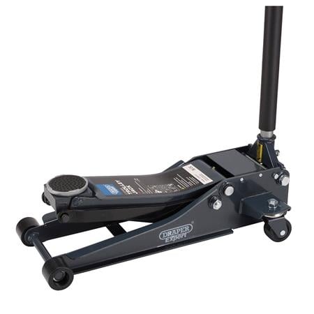 Draper Expert 24271 Professional Low Profile Garage Trolley Jack, 3 Tonne