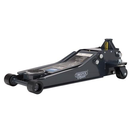 Draper Expert 24271 Professional Low Profile Garage Trolley Jack, 3 Tonne