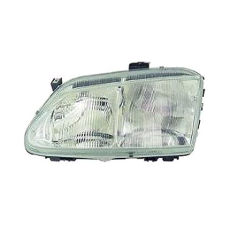 Left Headlamp (Twin Reflector, Original Equipment) for Renault MEGANE Coupe 1996 1999