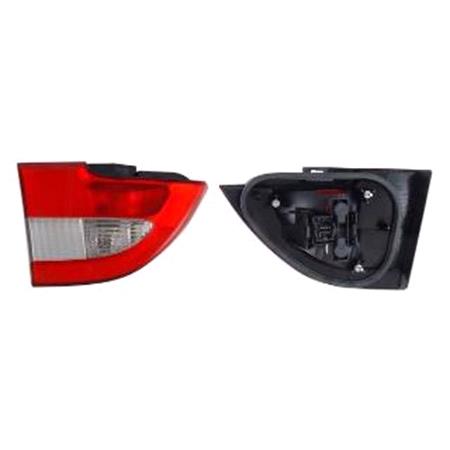 Left Rear Lamp (Inner, On Boot Lid, Saloon, Supplied With Bulbholder, Original Equipment) for Renault MEGANE Classic 1999 2003