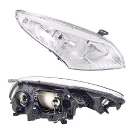 Right Headlamp (Halogen, Original Equipment) for Renault MEGANE Hatchback 2009 on