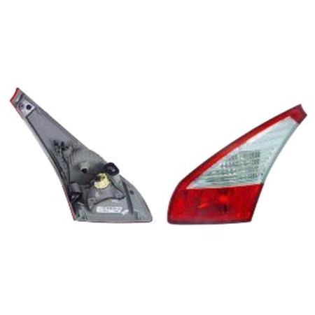 Right Rear Lamp (5 Door Hatchback, Inner On Boot Lid, Supplied With Bulbholder And Bulbs, Original Equipment) for Renault MEGANE Hatchback 2009 on