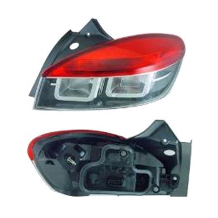 Right Rear Lamp (3 Door Hatchback, Supplied With Bulbholder And Bulbs, Original Equipment) for Renault MEGANE Hatchback 2009 on