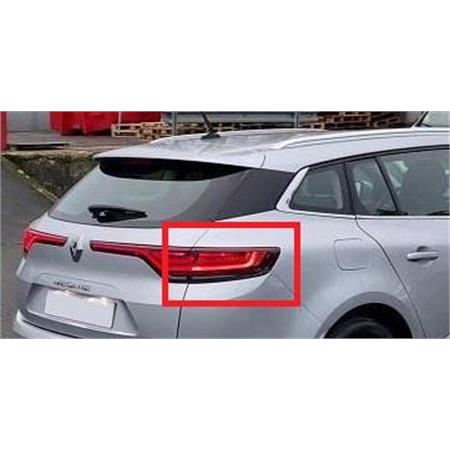 Right Rear Lamp (Outer, On Quarter Panel, LED, Estate Models Only, Original Equipment) for Renault MEGANE IV Grandtour 2020 on