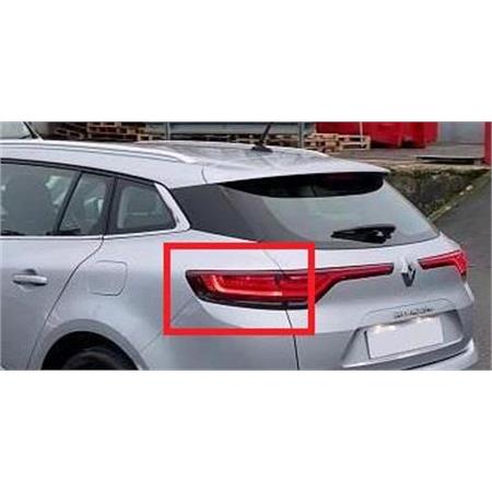 Left Rear Lamp (Outer, On Quarter Panel, LED, Estate Models Only, Original Equipment) for Renault MEGANE IV Grandtour 2020 on