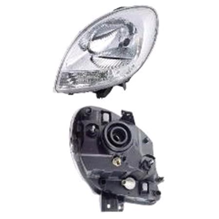 Left Headlamp (Clear Indicator) for Nissan KUBISTAR van 2003 2008