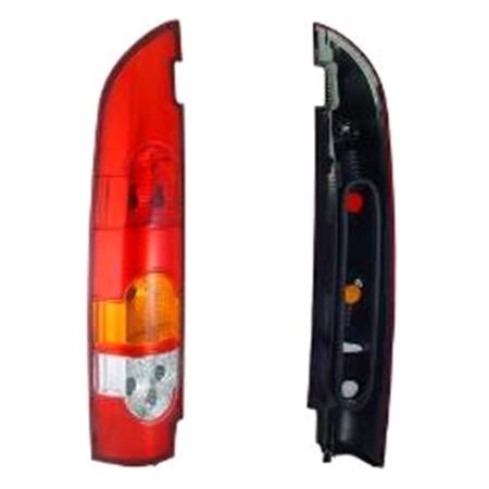 Left Rear Lamp (Twin Door Models, Supplied Without Bulbholder) for Nissan KUBISTAR van 2003 2008