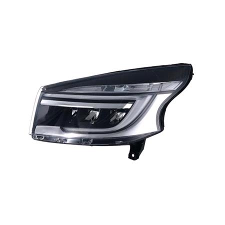 Left Headlamp (Full LED, Supplied Without Modules, Original Equipment) for Renault TRAFIC III Box 2018 to 2021