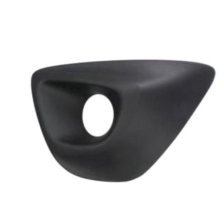 Opel Vivaro 2014 2019 LH (Passengers Side) Front Bumper Grille, Grained, Matte Black, With Hole For Fog Lamp, TUV Approved