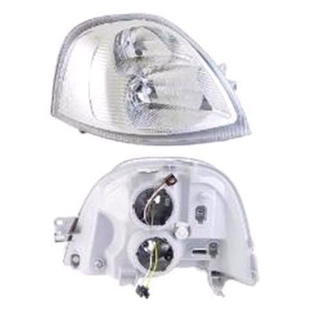 Right Headlamp (Halogen, Takes H1 / H7 Bulbs, Supplied With Motor) for Vauxhall MOVANO Van 2003 on
