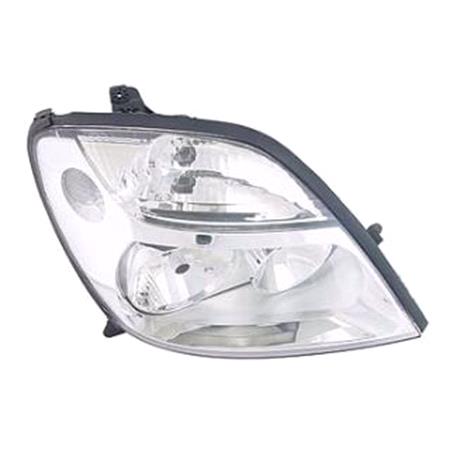 Right Headlamp (Silver Bezel, Original Equipment) for Renault SCÉNIC I 1999 2003