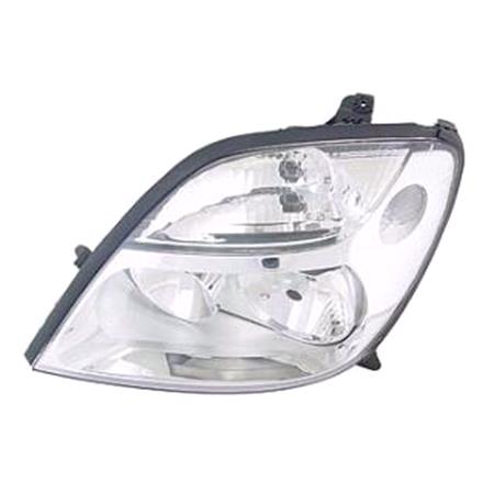 Left Headlamp (Silver Bezel) for Renault SCÉNIC I 1999 2003
