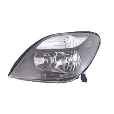 Left Headlamp (Black Bezel) for Renault SCÉNIC I 1999 2003