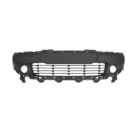 Renault Twingo 2014 Onwards Front Bumper Grille, Matte Black,  With Holes For Fog Lamps