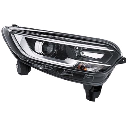 Right Headlamp (Halogen, Takes H7 / H7 Bulbs, With LED Daytime Running Lamp, Supplied With Motor, Original Equipment) for Renault KADJAR 2015 on