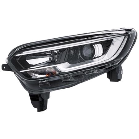 Left Headlamp (Halogen, Takes H7 / H7 Bulbs, With LED Daytime Running Lamp, Supplied With Motor, Original Equipment) for Renault KADJAR 2015 on