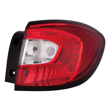 Right Rear Lamp (Outer, On Quarter Panel, Supplied Without Bulbholder) for Renault CAPTUR 2013 on
