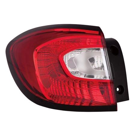 Left Rear Lamp (Outer, On Quarter Panel, Supplied Without Bulbholder) for Renault CAPTUR 2013 on