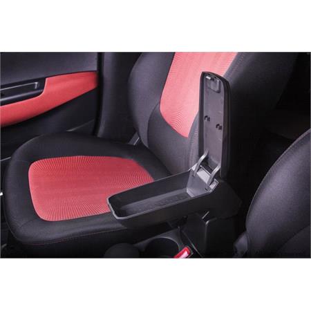 Tailor Made Armster armrest to fit FORD FOCuS (+uSB+AuX Extension Cable) 2011 2014 black
