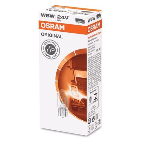 Osram Original W5W 24V Truck Bulb   Single