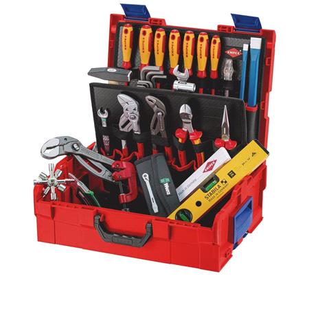 KNIPEX L BOXX Plumbing Tool Kit, 52 Parts, 357mm