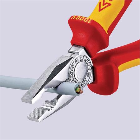 KNIPEX VDE Combination Pliers, 180mm