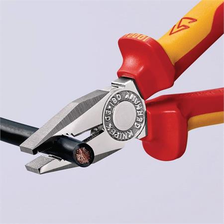 KNIPEX VDE Combination Pliers, 180mm