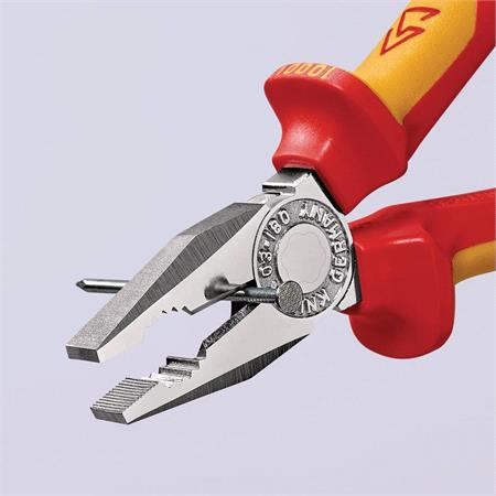 KNIPEX VDE Combination Pliers, 180mm