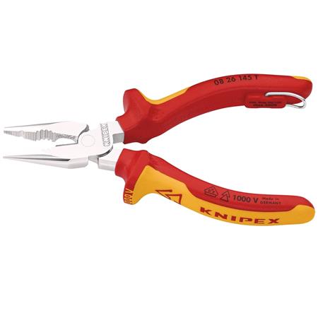 KNIPEX VDE Needle Nose Combination Pliers, 145mm