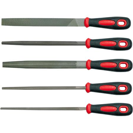 STEEL FILE SET 200MM 5PCS