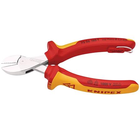 KNIPEX X Cut VDE Compact Diagonal Cutter, 160mm