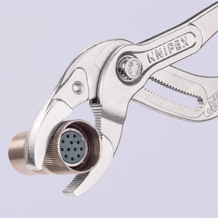 KNIPEX Siphon and Connector Pliers, Chrome, 250mm