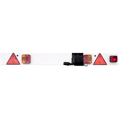 Maypole Trailer Lighting Board inc Fog   24V   6m Cable (Plus Fog)   4' 6in. 1.37m