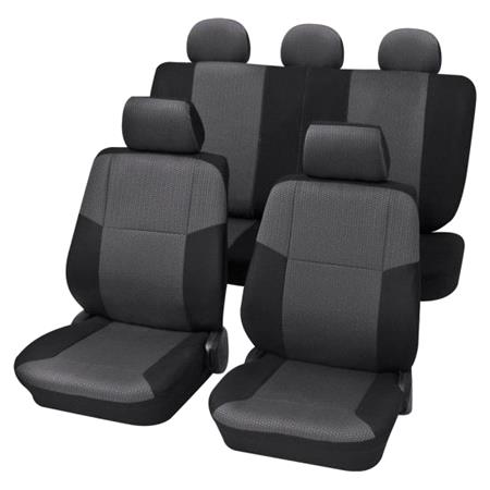 Charcoal Grey Premium Car Seat Cover set   for Peugeot 207 SW 2007 Onwards